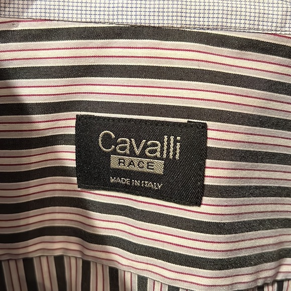 NWT Robert Cavalli Long sleeve Race shirt. - Picture 2 of 5